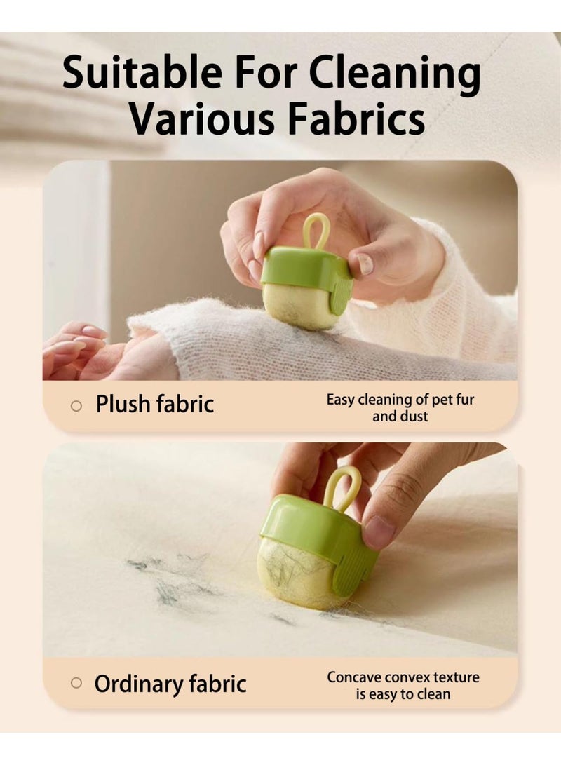 لمامة وبر إزالة الوبر والغبار القابلة للغسل وإعادة الاستخدام – أداة تنظيف الملابس والأثاث من شعر الحيوانات الأليفة – رولر لاصق قوي لإزالة شعر الكلاب والقطط والوبر والغبار – تصميم فاكهة نورمكور أنيق مع حافظة شفافة – منظف ملابس عملي للسفر والمنزل والسيارة ( 1 قطعه ) - Image 3